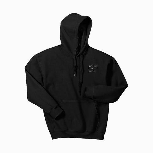 Embroidered Black Hoodie